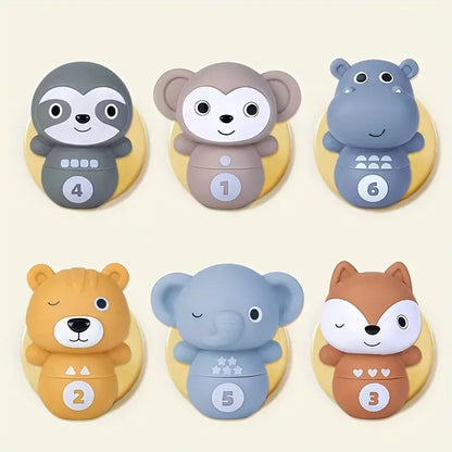 Colorful Kids Animal Building Blocks Set