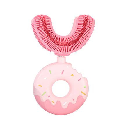 Soft U-Shaped Baby Toothbrush Donut Silicone Toothbrush