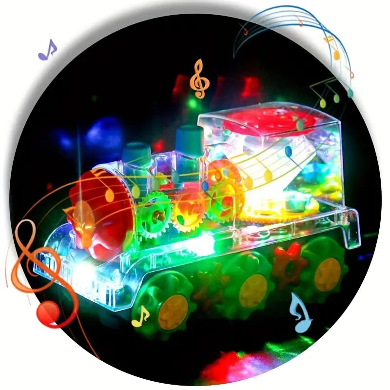 Musical LED Train Night Light Lamp