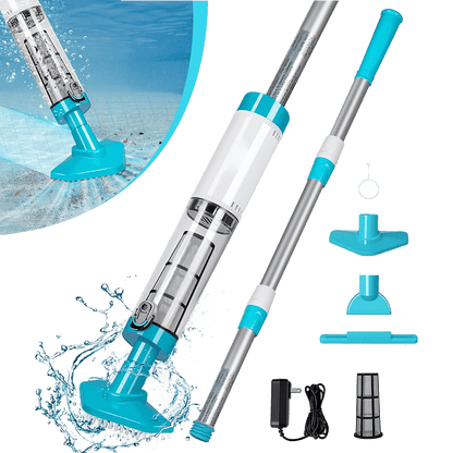 Portable Rechargeable Pool Vacuum Cleaner Kit