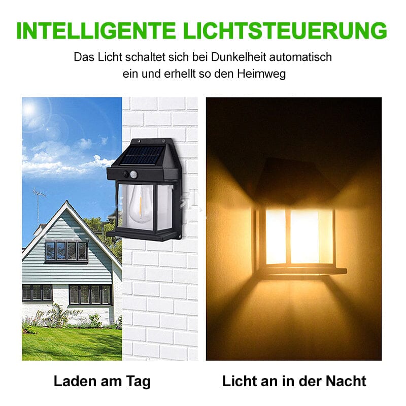Outdoor Solar Powered Wall Lamp