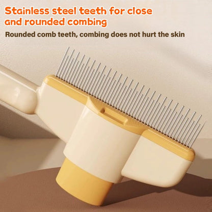 Pet Grooming Brush with Soft Fur Care