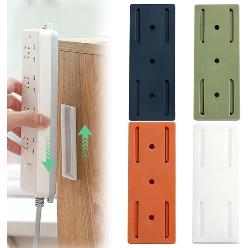 Easy Install Power Strip Holder with Slide Track - Fesara