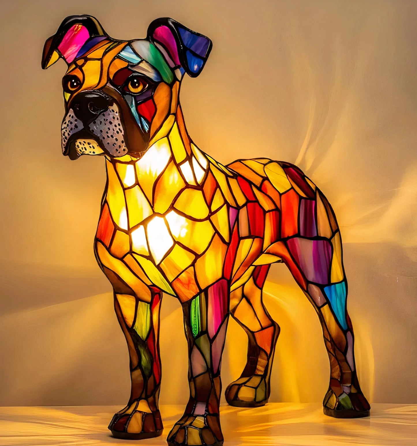 Heartwarming Dog Memorial Lamp