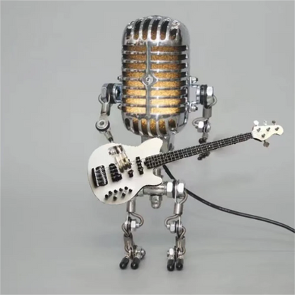 Fun Musical LED Robot Lamp with Guitar