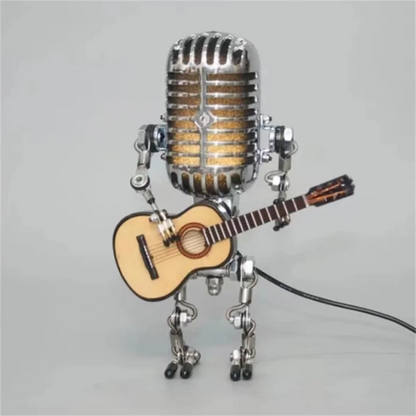 Fun Musical LED Robot Lamp with Guitar
