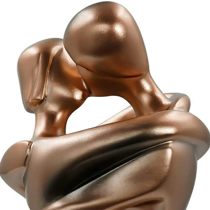 Romantic Couple Figurine Sculpture Resin Decor