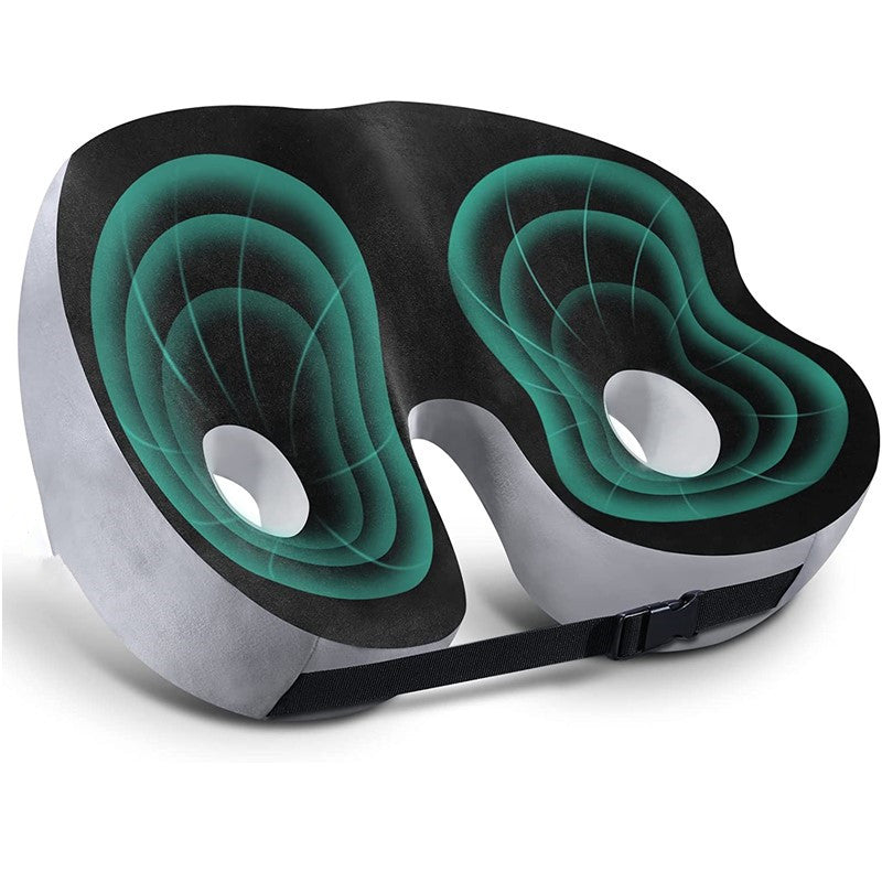 Comfortable Ergonomic Gel Seat Cushion for Back Pain Relief
