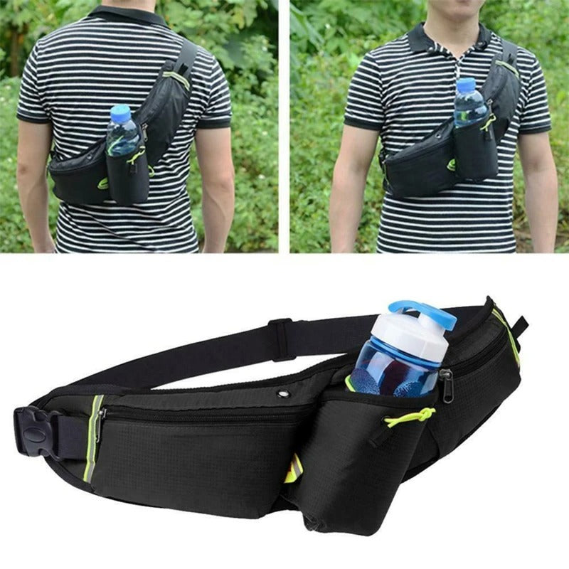 Waterproof Running Waist Pack with Bottle Holder