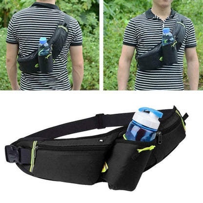 Waterproof Running Waist Pack with Bottle Holder