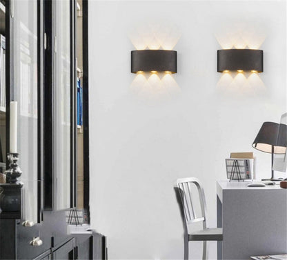 Stylish LED Wall Light Waterproof Indoor Outdoor Use - Fesara