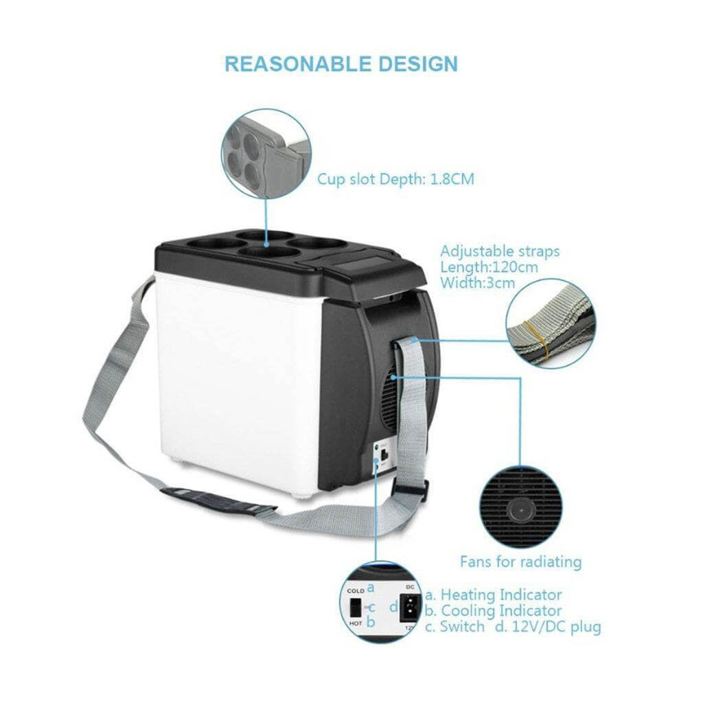 Compact Portable Electric Camping Cooler