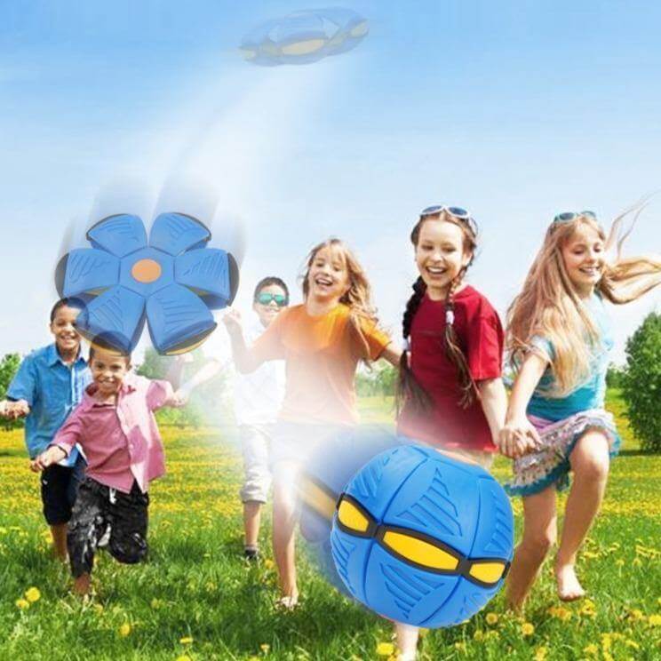 Glowing LED Floating Disc Toy Ball