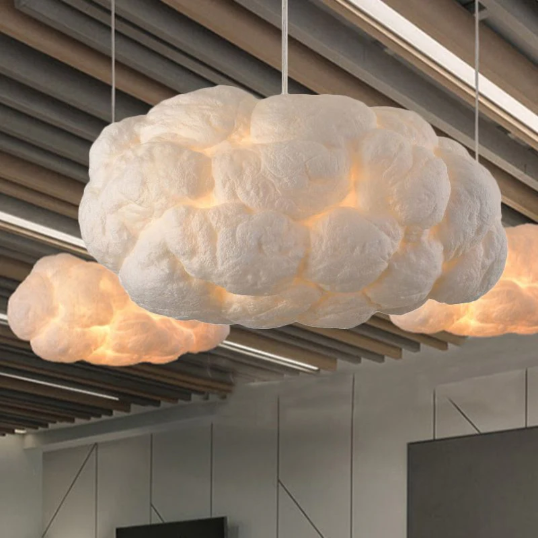 Modern White Cloud Shaped Pendant Light