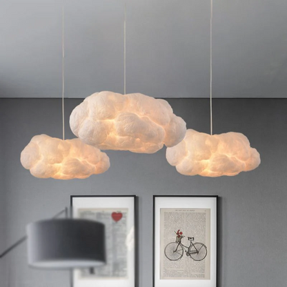 Modern White Cloud Shaped Pendant Light