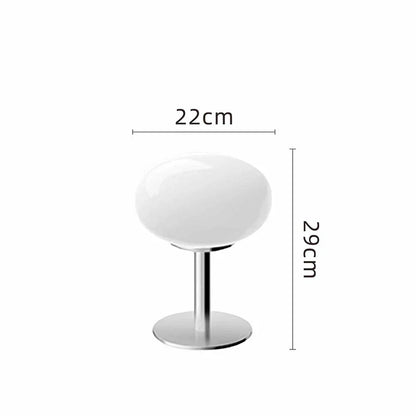 Elegant Glass Desk Lamp - Soft LED Lighting