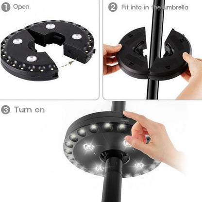 Fesara Portable Outdoor Umbrella Lamp