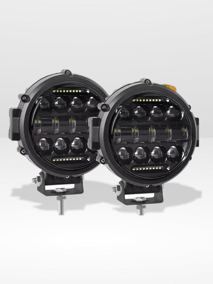 Bright 7 LED Offroad Fog Light Bar