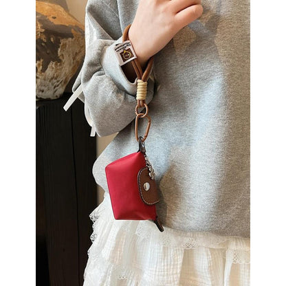 Small Nylon Wristlet Handbag