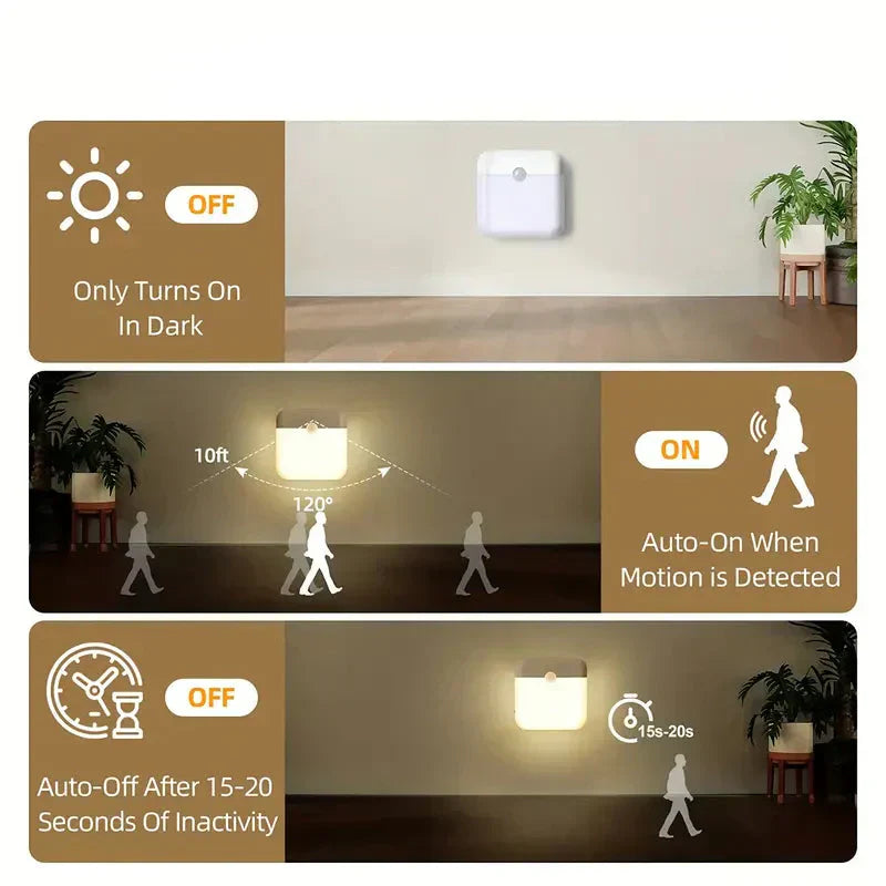 Smart USB Rechargeable Motion Night Lamp
