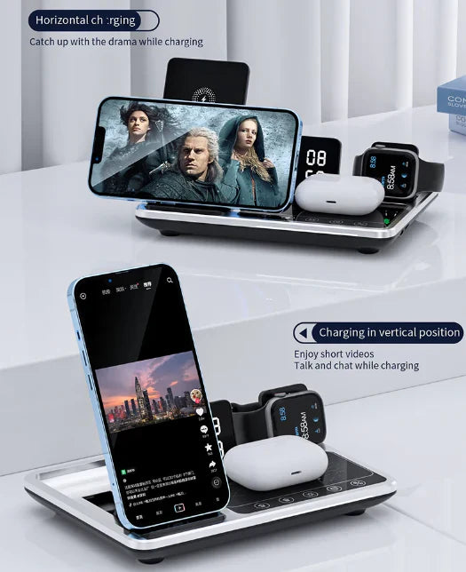 Quick 4-in-1 Wireless Charger for iPhone and AirPods