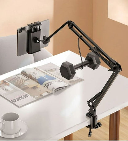Portable Tablet Stand - Adjustable 360° Rotating Holder