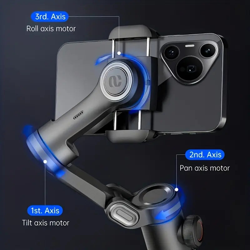 Portable Phone Gimbal Stabilizer for iPhone Android