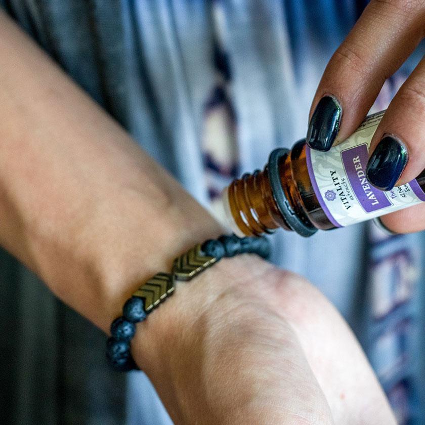 Natural Aromatherapy Lava Stone Bracelet