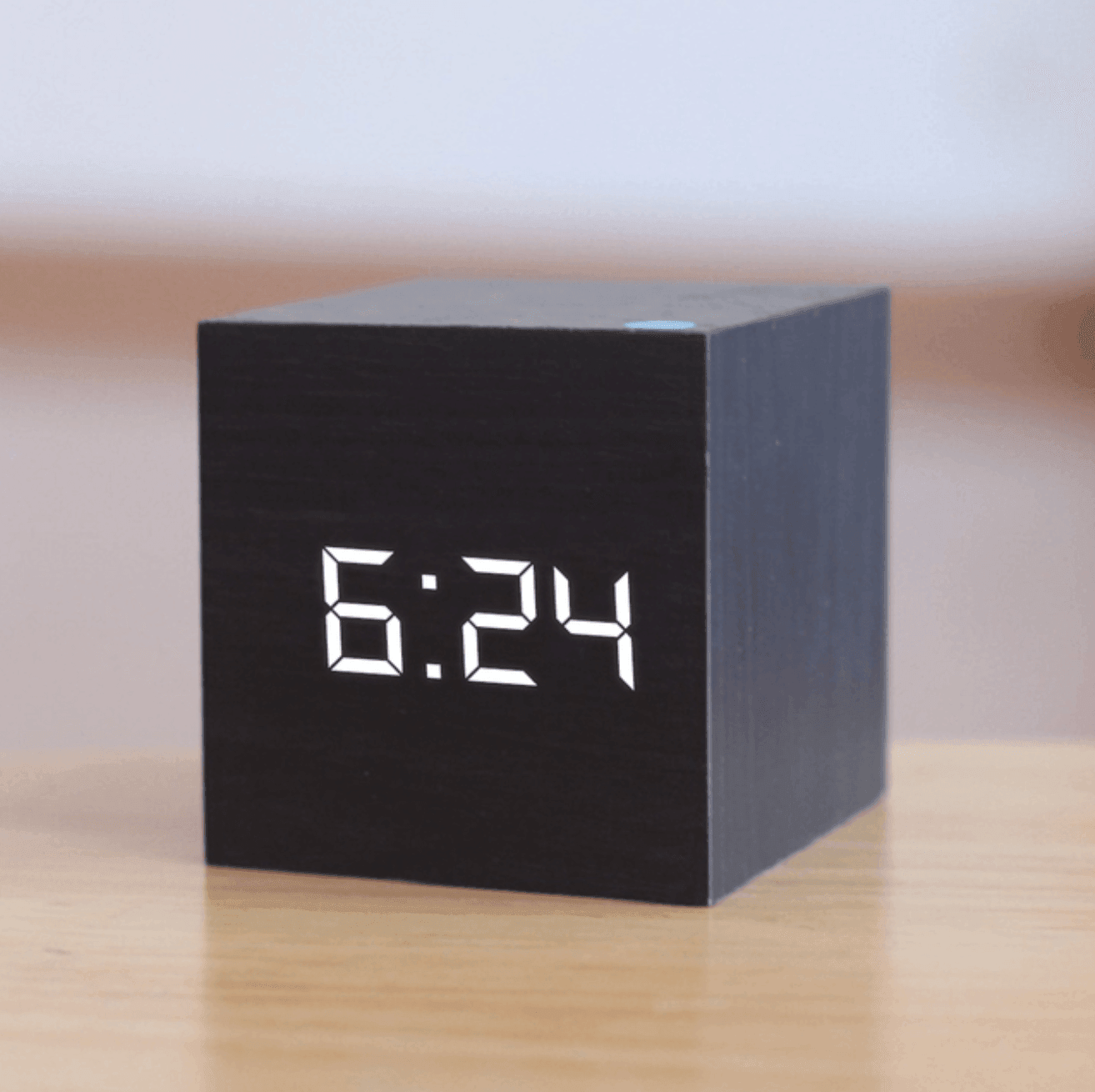 Modern Wooden Digital LED Wall Clock - Fesara
