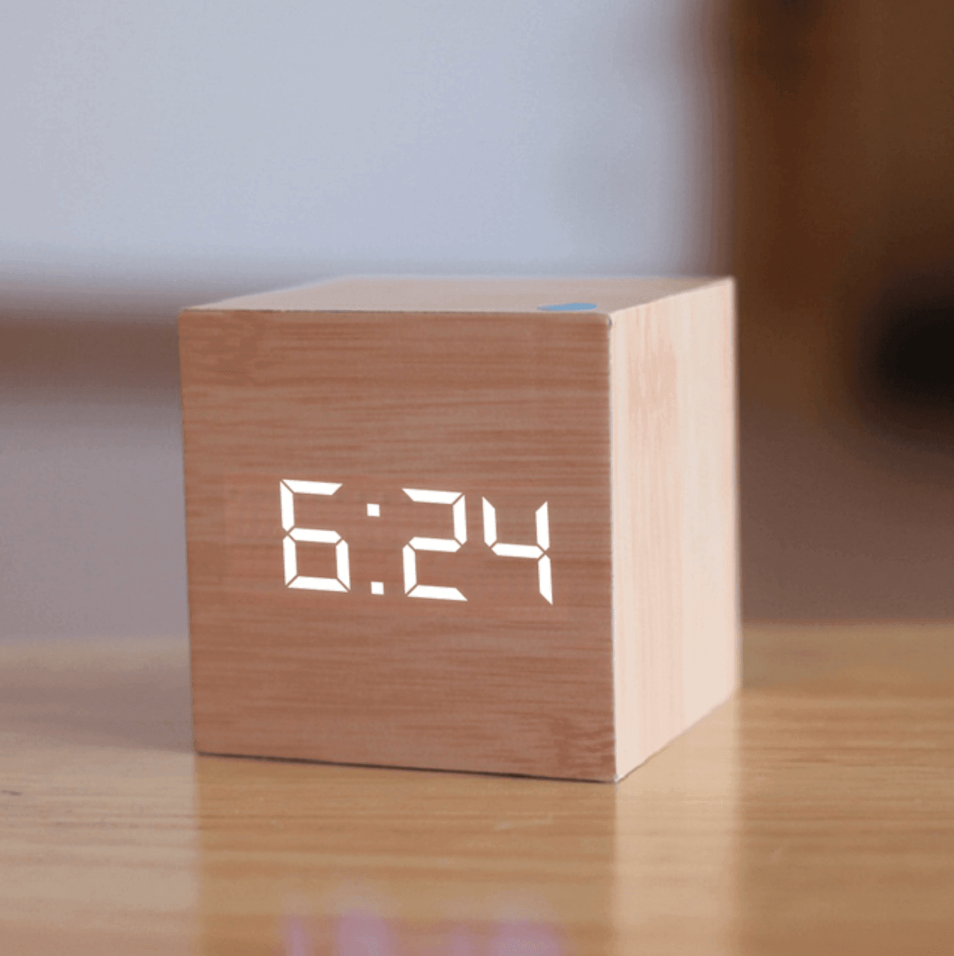 Modern Wooden Digital LED Wall Clock