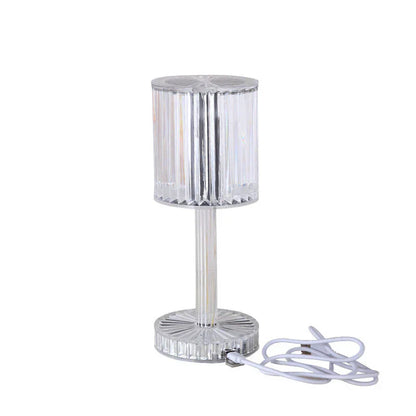 Elegant Glass Desk Lamp with Adjustable Brightness