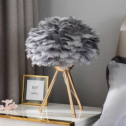 Soft Feather Dimmable Desk Lamp - Fesara