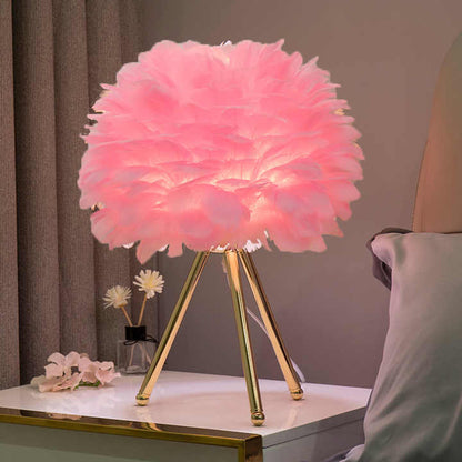 Soft Feather Dimmable Desk Lamp