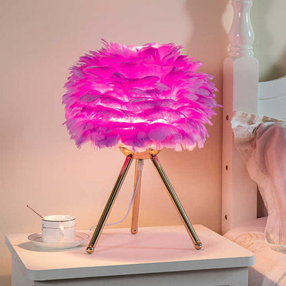 Soft Feather Dimmable Desk Lamp