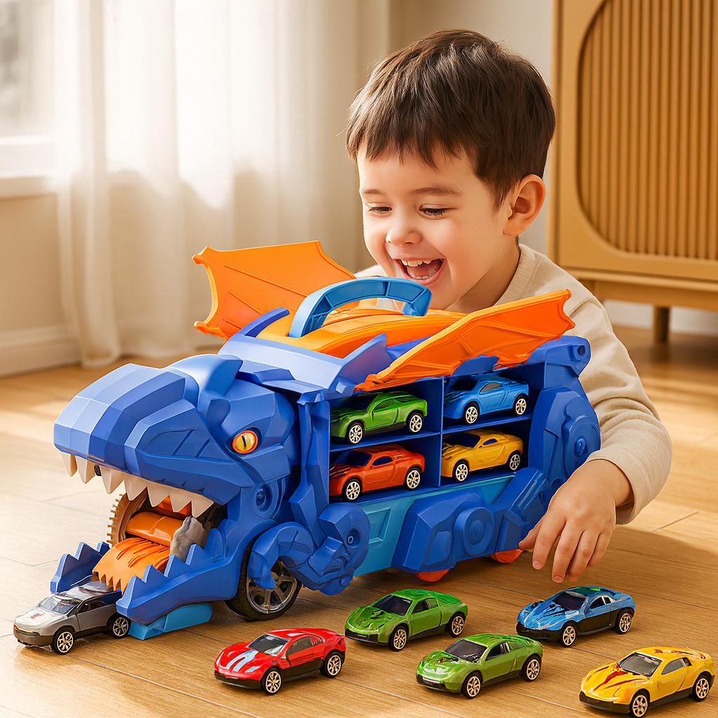 Cool Dino Transforming Car Play Set