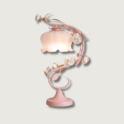 Elegant Pink Table Lamp - Fesara