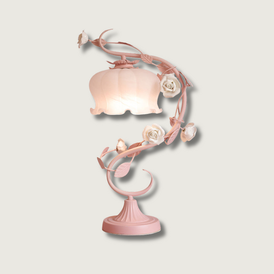 Elegant Pink Table Lamp - Fesara