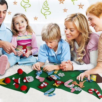 Easy DIY Felt Xmas Tree Decoration