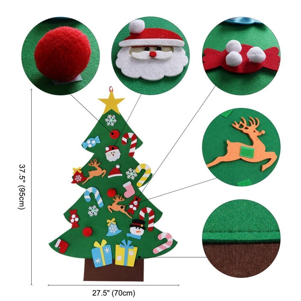Easy DIY Felt Xmas Tree Decoration