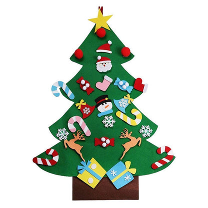 Easy DIY Felt Xmas Tree Decoration - Fesara