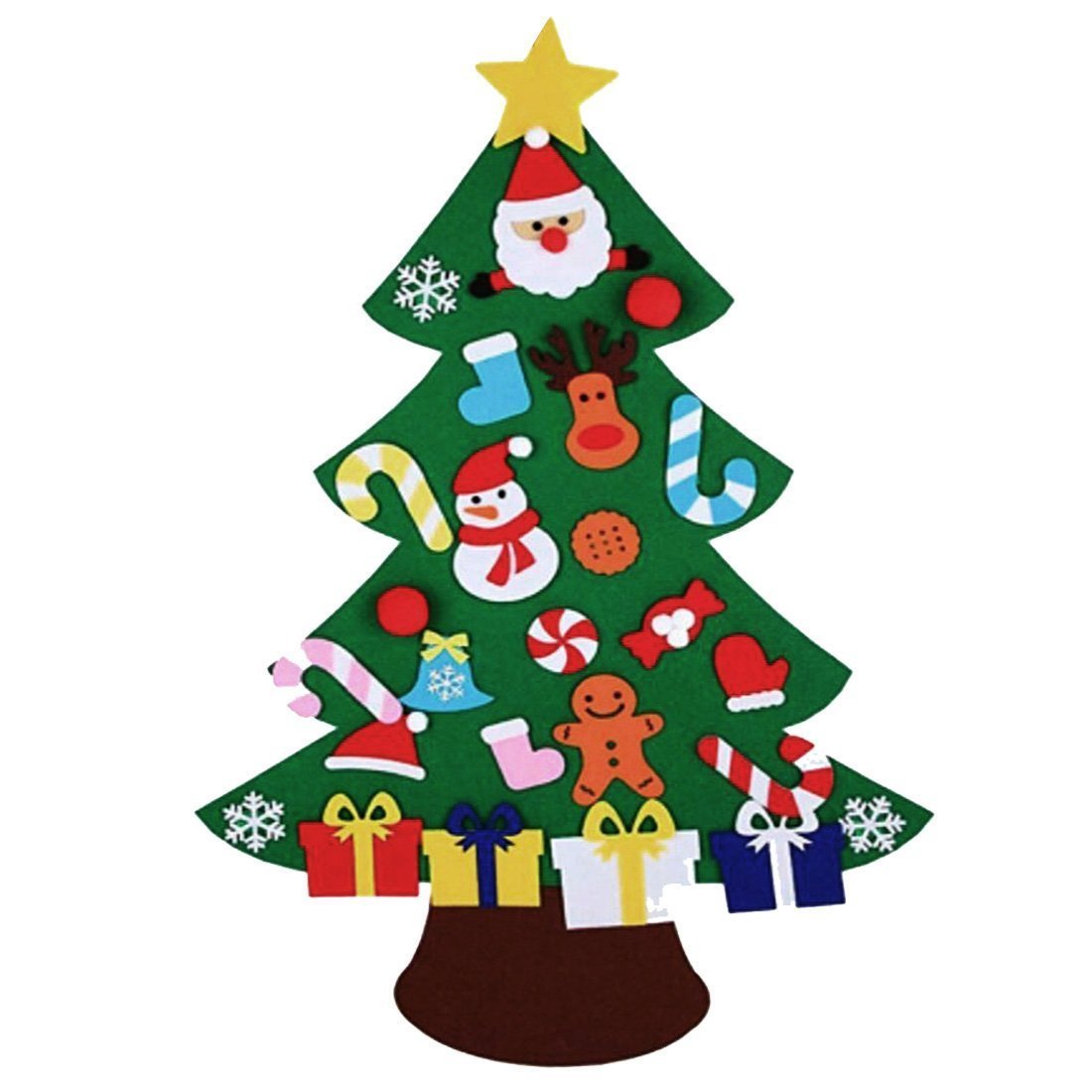Easy DIY Felt Xmas Tree Decoration