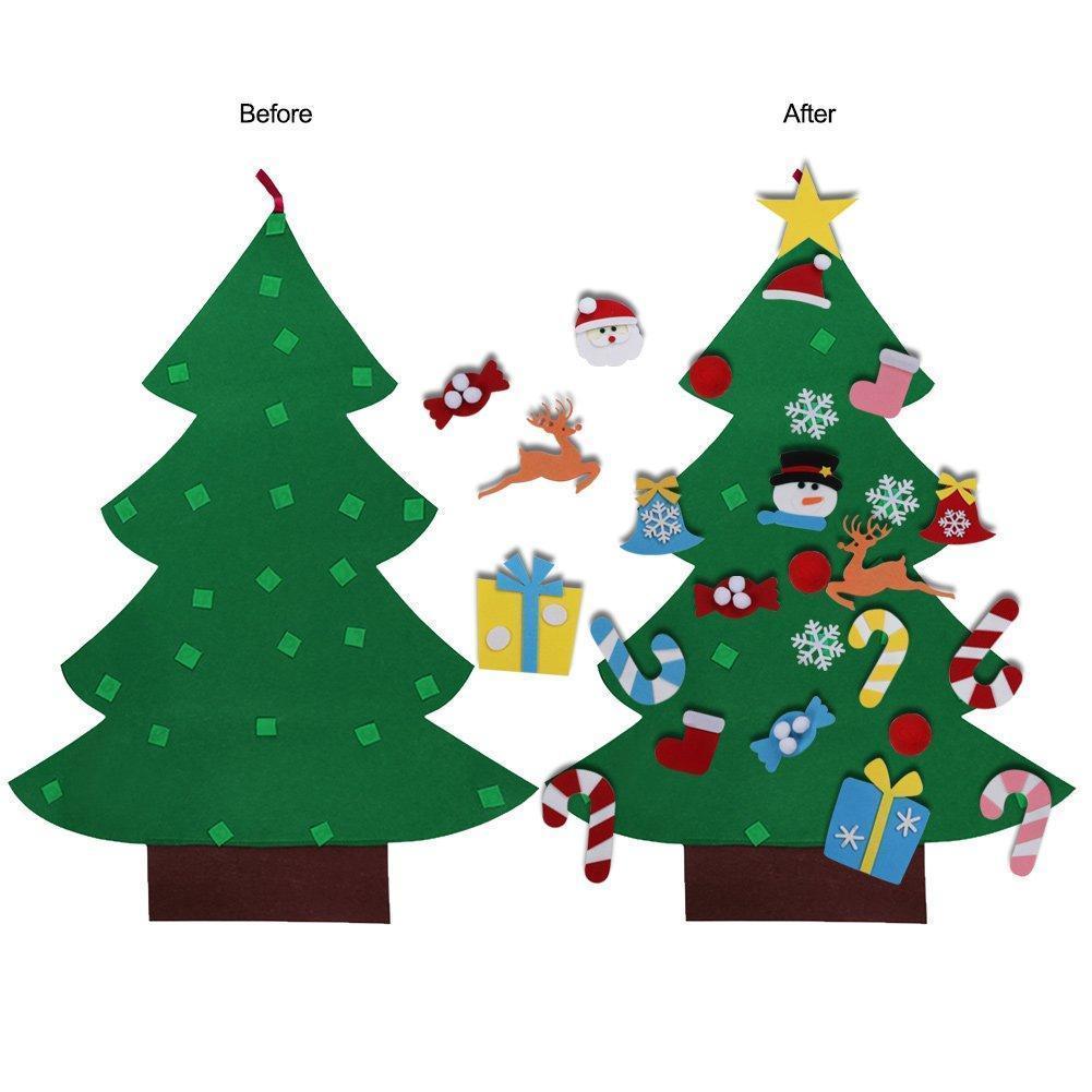 Easy DIY Felt Xmas Tree Decoration
