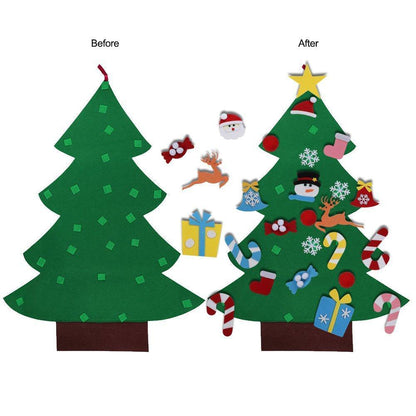 Easy DIY Felt Xmas Tree Decoration