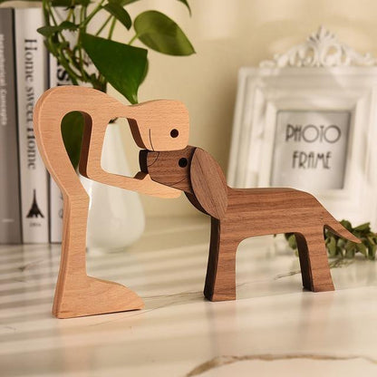 Unique Handmade Dog Statue Figurine - Fesara