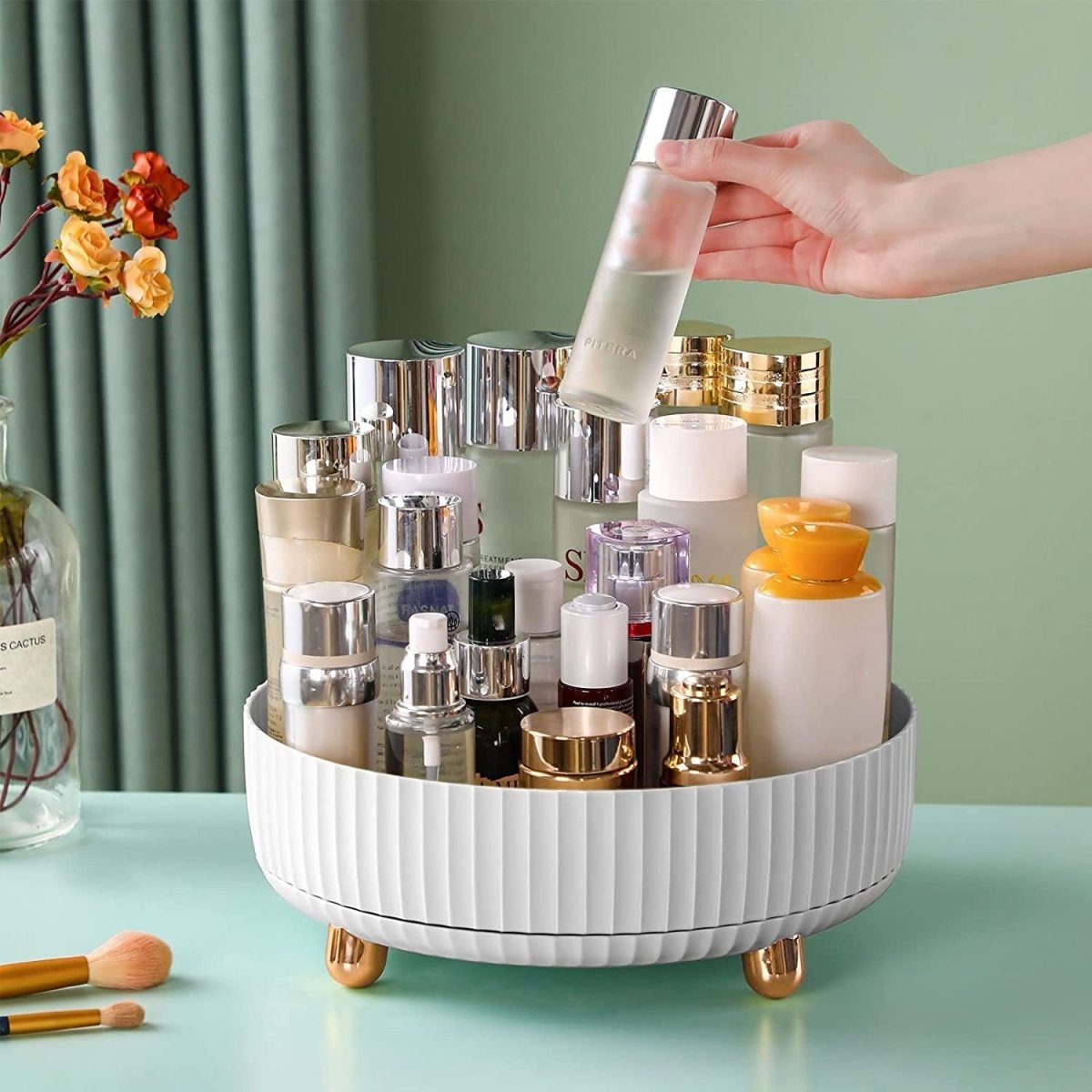 Stylish Rotating Tray Organizer - Fesara