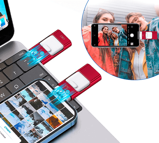 Portable Mobile Backup Storage Device for Phones & Tablets