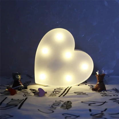 Lovely Heart Shaped Table Lamp