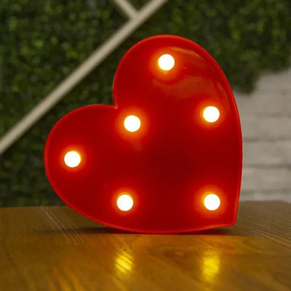 Lovely Heart Shaped Table Lamp - Fesara