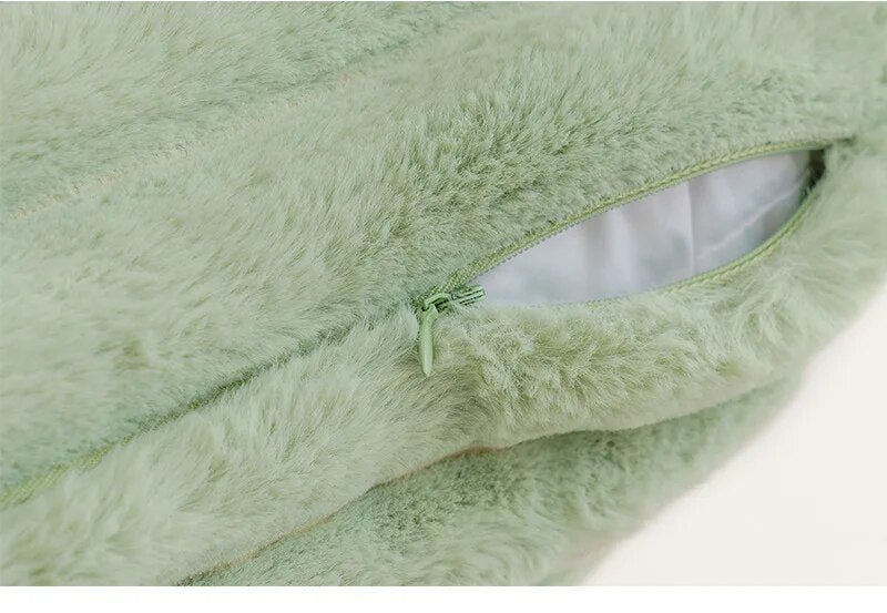 Soft Plush Pillowcases and Pillows Set