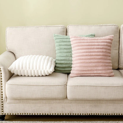 Soft Plush Pillowcases and Pillows Set